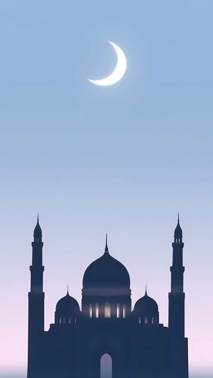 Eid al-Adha Moschea Sfondo islamico 4K