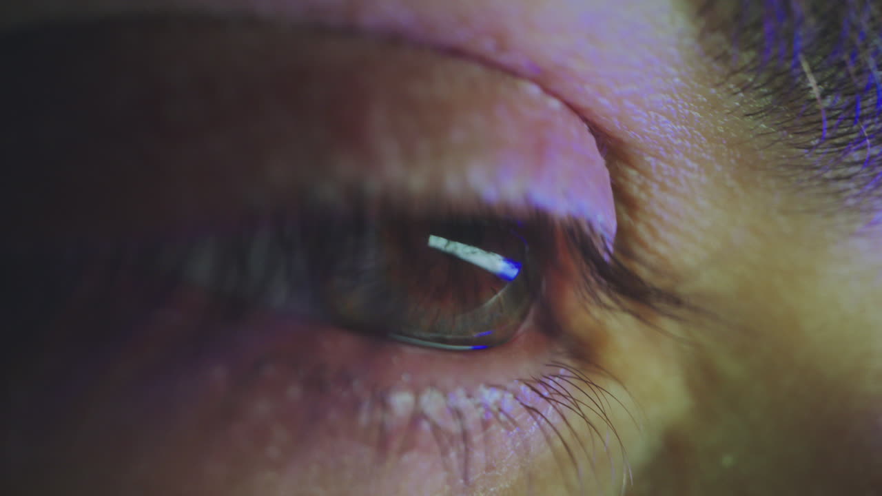 primer plano de un ojo humano