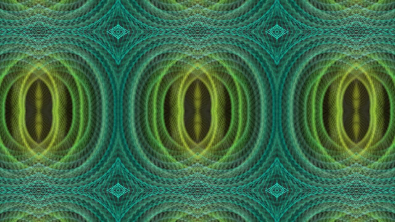 kaleidoscopio en movimiento. gráficos en movimiento de 4k