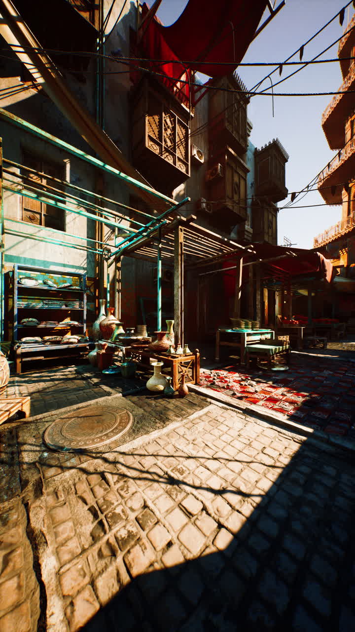 Arab street market