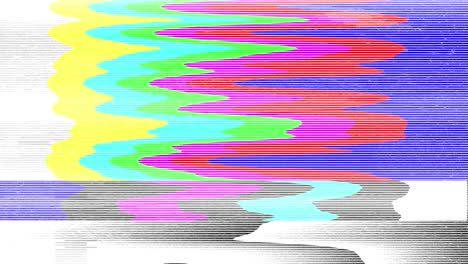 no signal old vintage tv static color noise glitch error video damage background bad interference