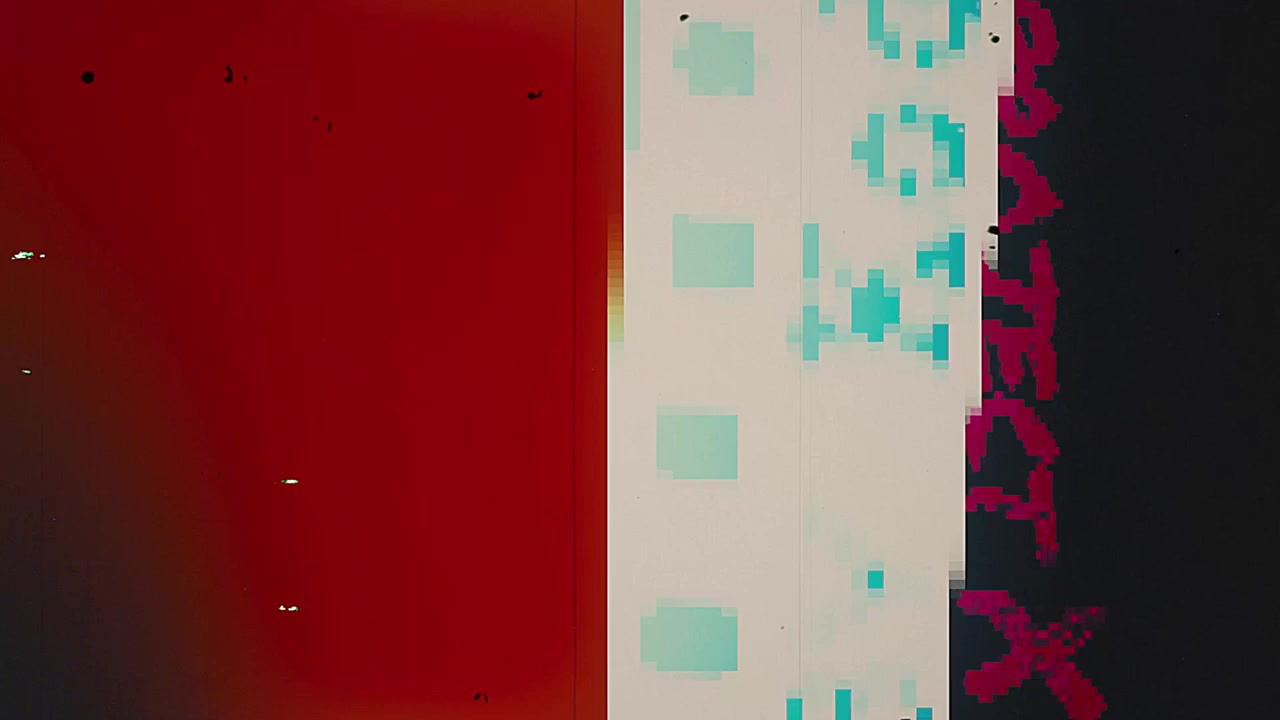 Película retro con grano y superposición de ruido Glitch