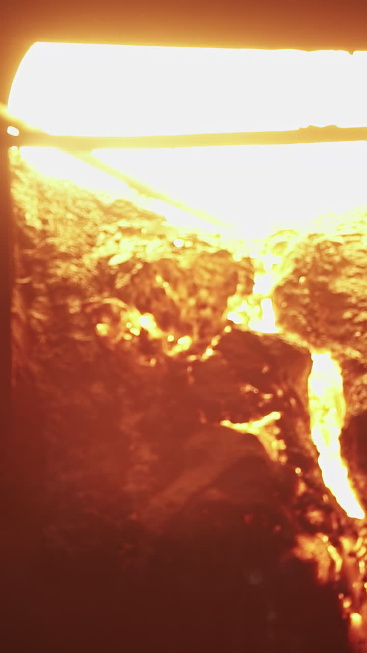 녹은 금속 주조 공정