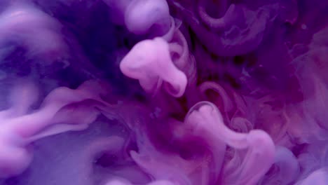 abstract clip of softly flowing purple smoke showing pattern of movement