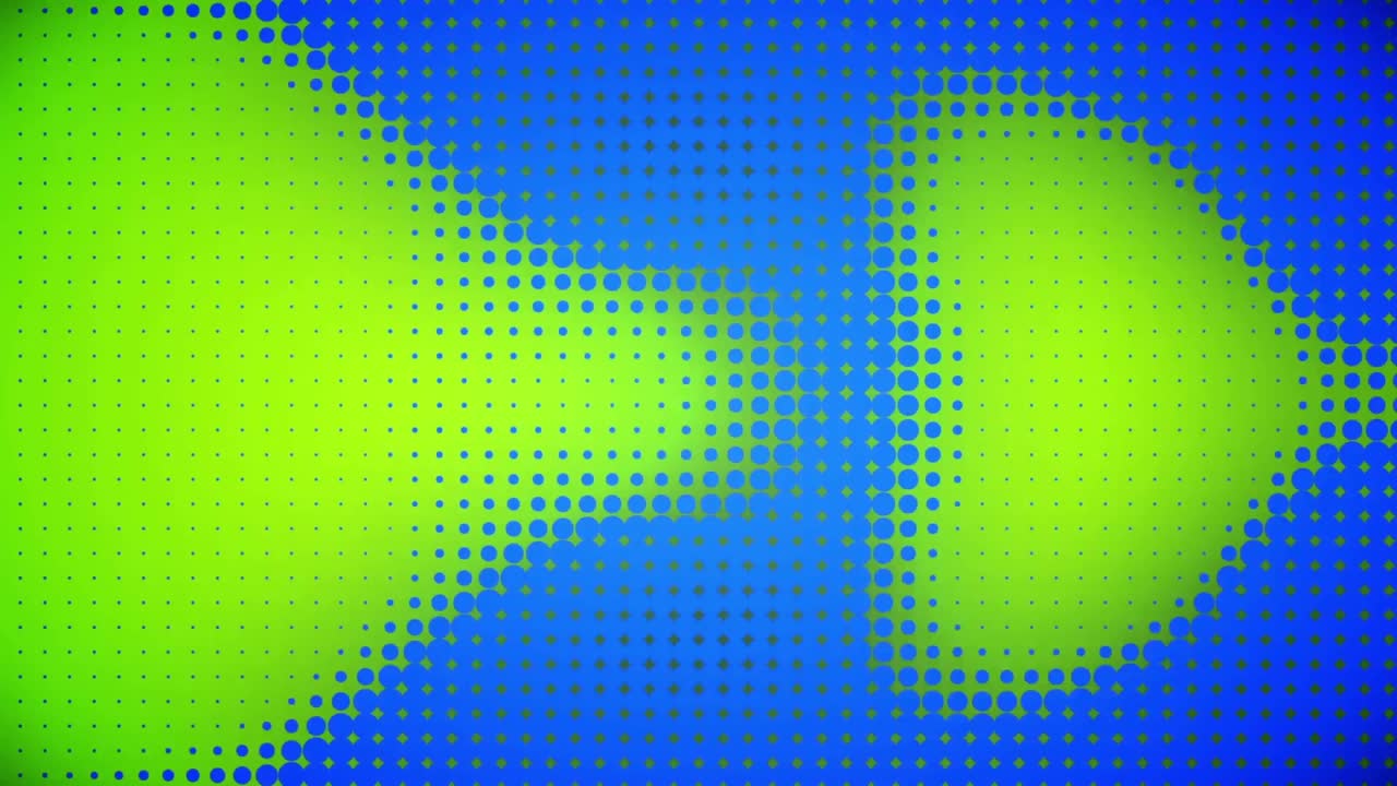 gráfico de venta instantánea sobre fondo azul y verde