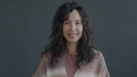 woman making an ok sign