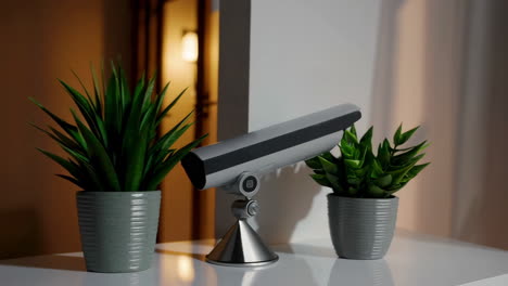 interior home security camera view