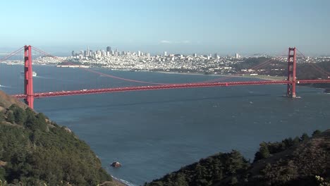 Foto-Panorámica-De-San-Francisco-Con-El-Puente-Golden-Gate,-California,-Estados-Unidos