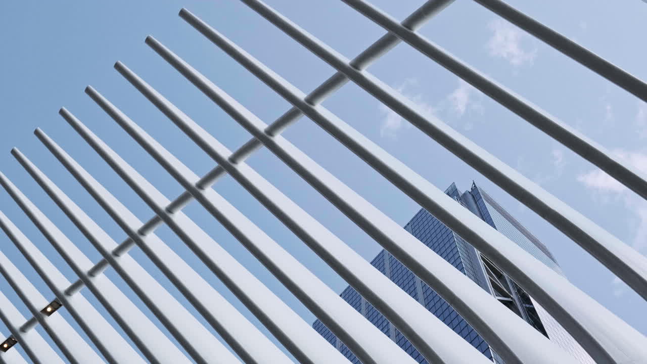 costillas de oculus en el complejo del world trade center ground zero, manhattan, nueva york