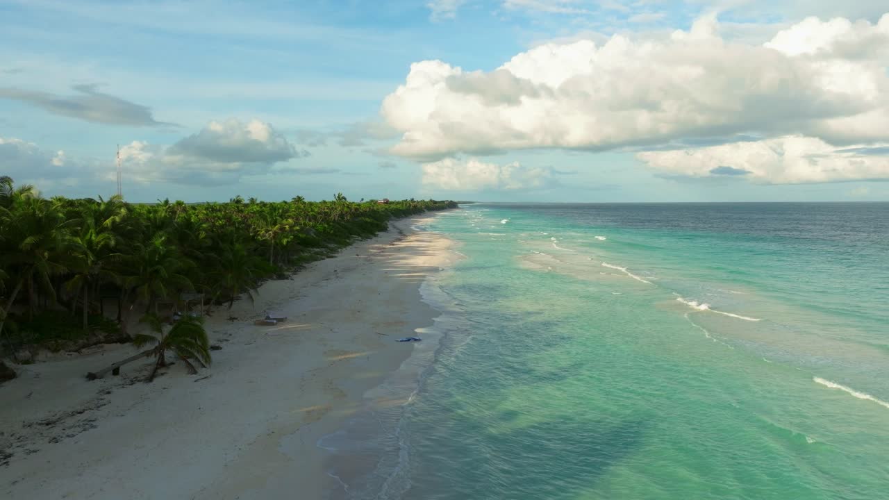 Aerial Views of Tulum’s Beaches and Clear Ocean – Yucatan Peninsula