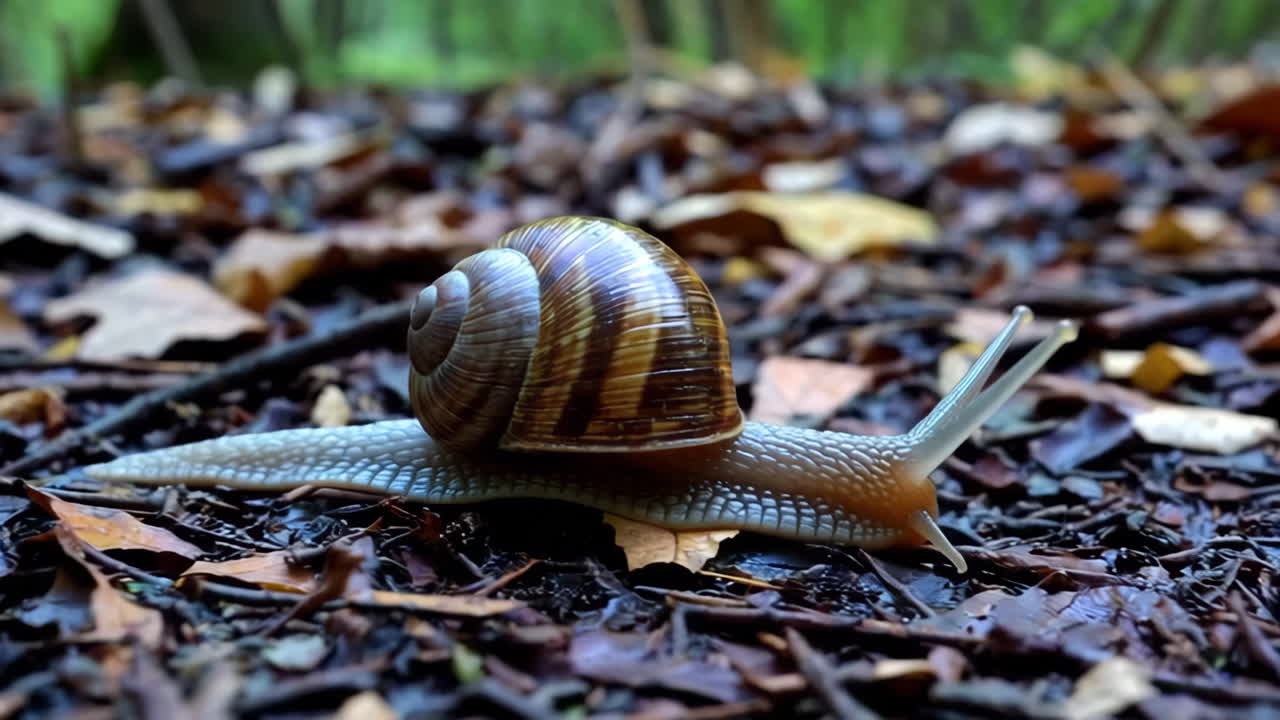 Snail in a Forest
