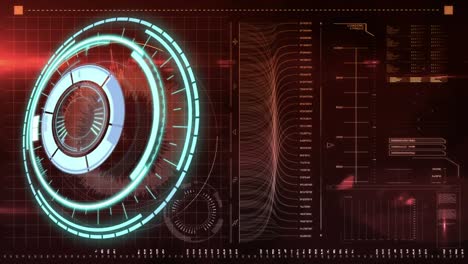 Animation-of-scope-scanning-and-data-processing-on-digital-screen