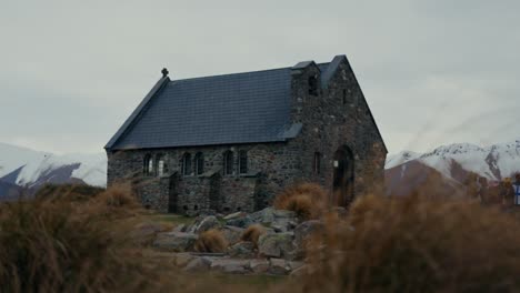 Iglesia-Del-Buen-Pastor,-Lago-Tekapo