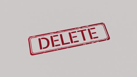 delete stamp