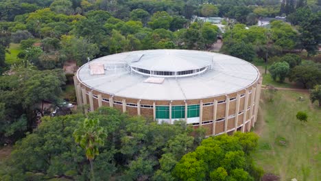 the design of the building is unique and catches the attention of those who see it