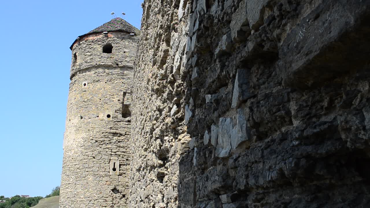 Fortezza ucraina, antica. Fortezza di Kamianets-Podilskyi, Ucraina