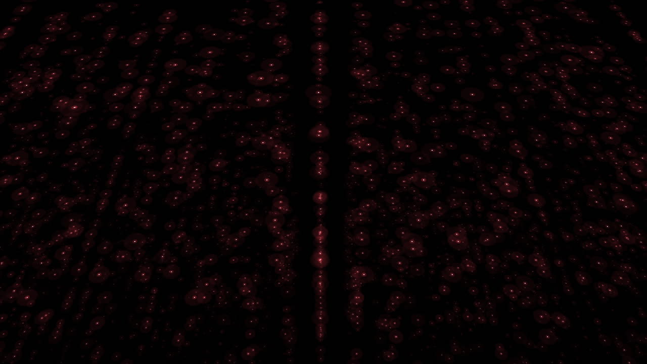 Stunning blue dot on a black background