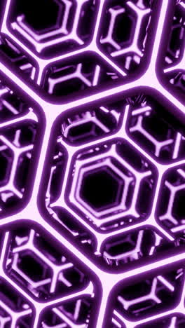 abstract purple hexagonal pattern
