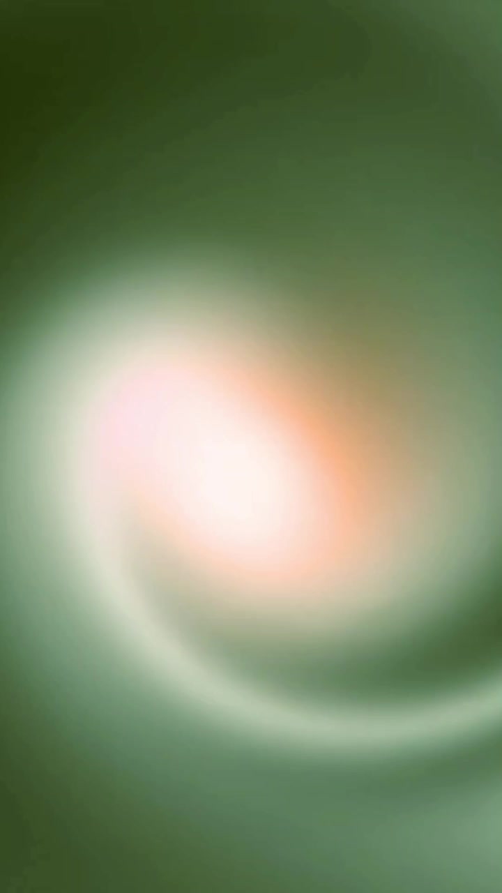 Abstract Swirling Green and Orange Gradient Motion Background
