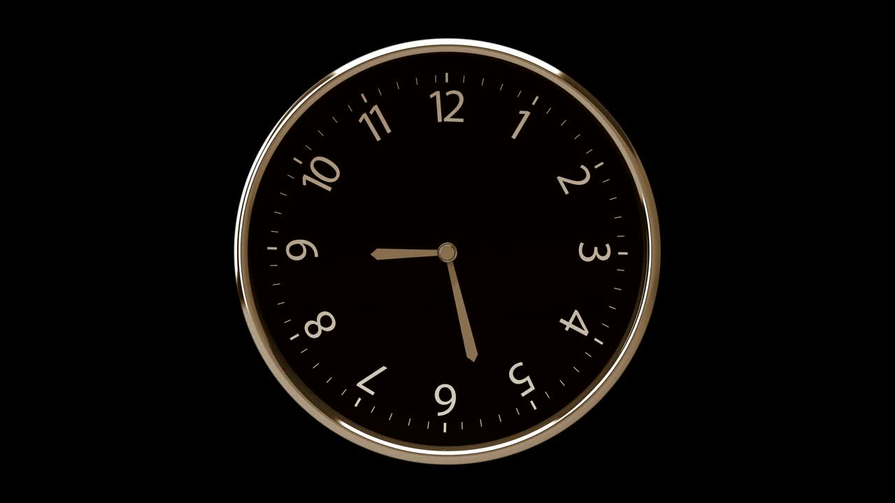 Round Clock Backward.