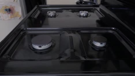 oven cleaning and scrubbing