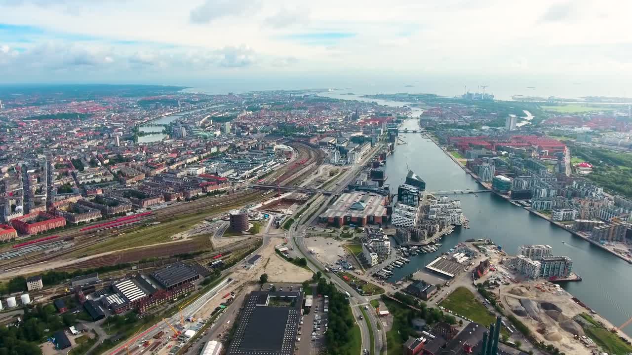 코펜하겐 의 도시 에 대한 공중 사진