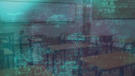 animación de conexiones y procesamiento de datos en el aula.