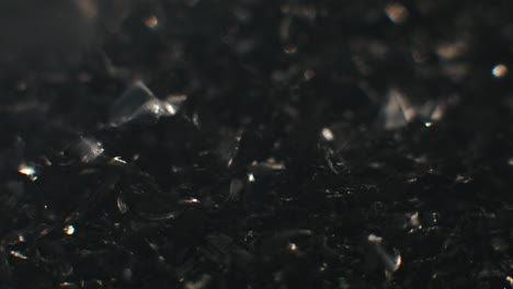 metal fillings macro shot