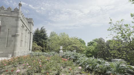 palace garden exterior view