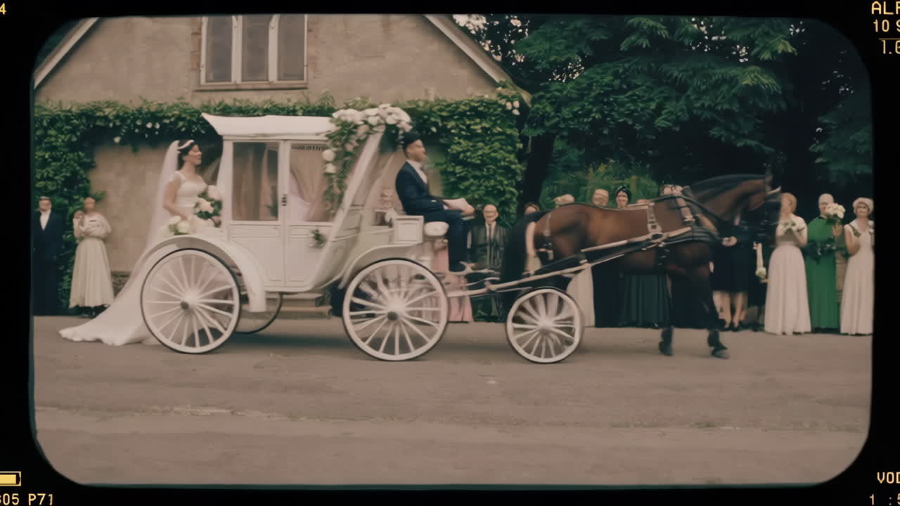 Vintage Wedding Carriage Ride