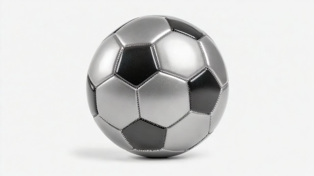 Dynamic Soccer Ball Transforming Through Its Spins and Motions: An Exploration of the Classic Sport's Iconic Element Captured in Two Vibrant Frames