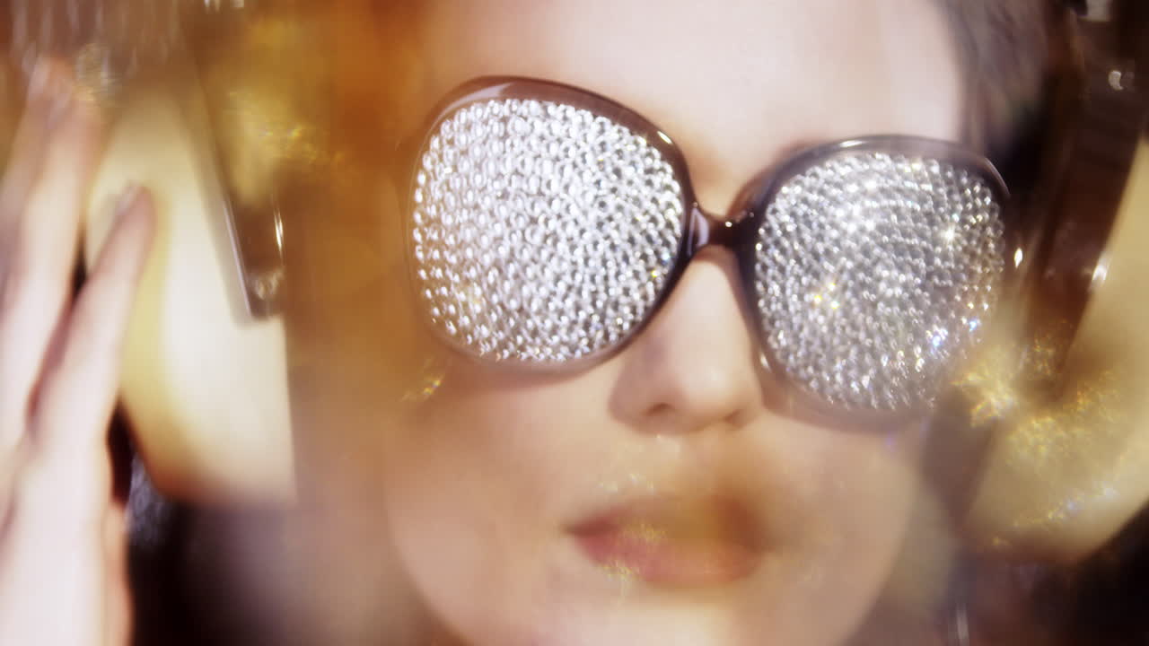 여자 디스코 안경 4k 05