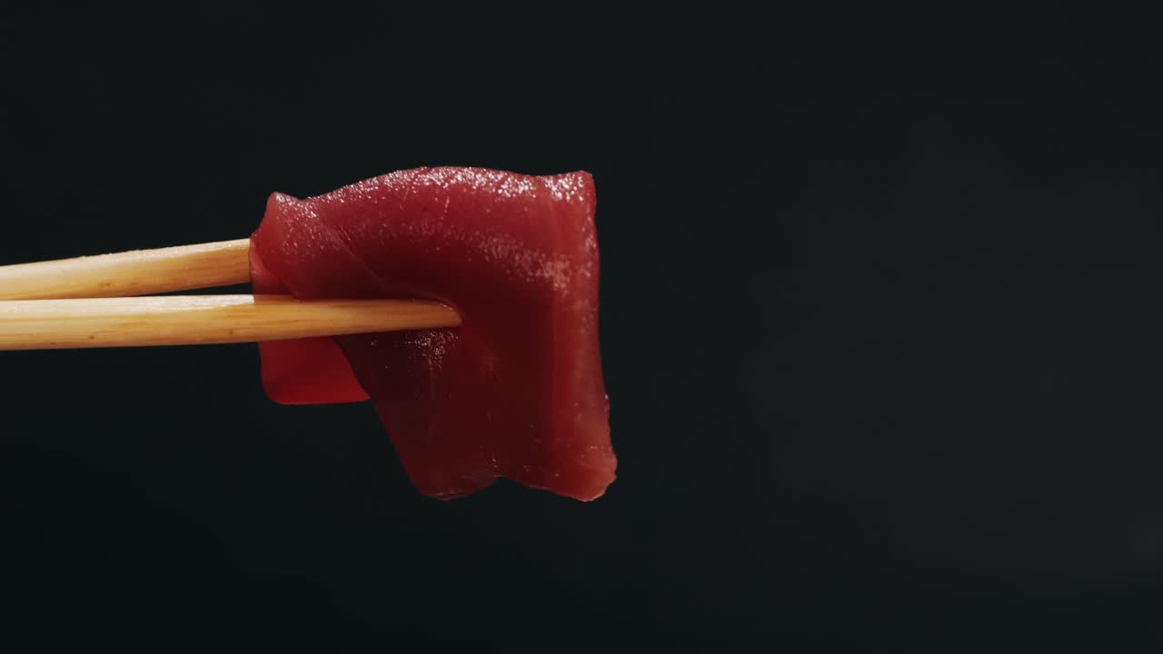 Sashimi Tuna with Chopsticks