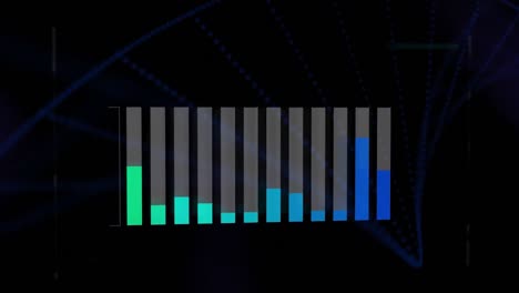 Animation-of-financial-data-processing-and-statistics