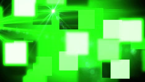 bouncing green squares loop