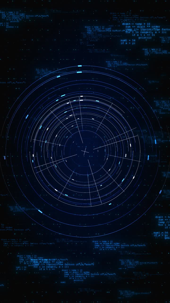 Futuristic global network connected big data tunnel 3d ai 4k animation glowing nodes dots lines data