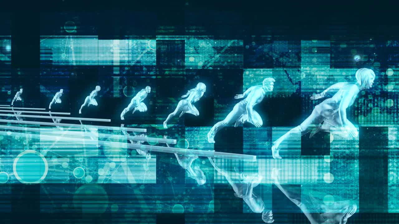 추상적인 개념 혁신 비즈니스 기술 예술