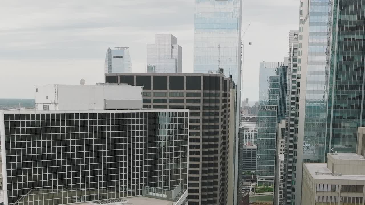 Ampia veduta della città di Chicago e skyline