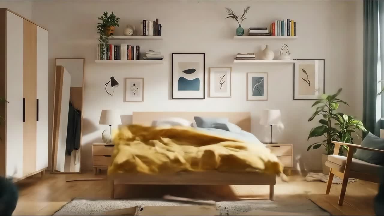 Modern Bedroom Transformation: From Assembly to Fully Furnished