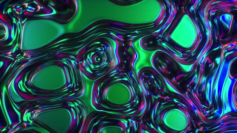 arte abstracto de metal líquido