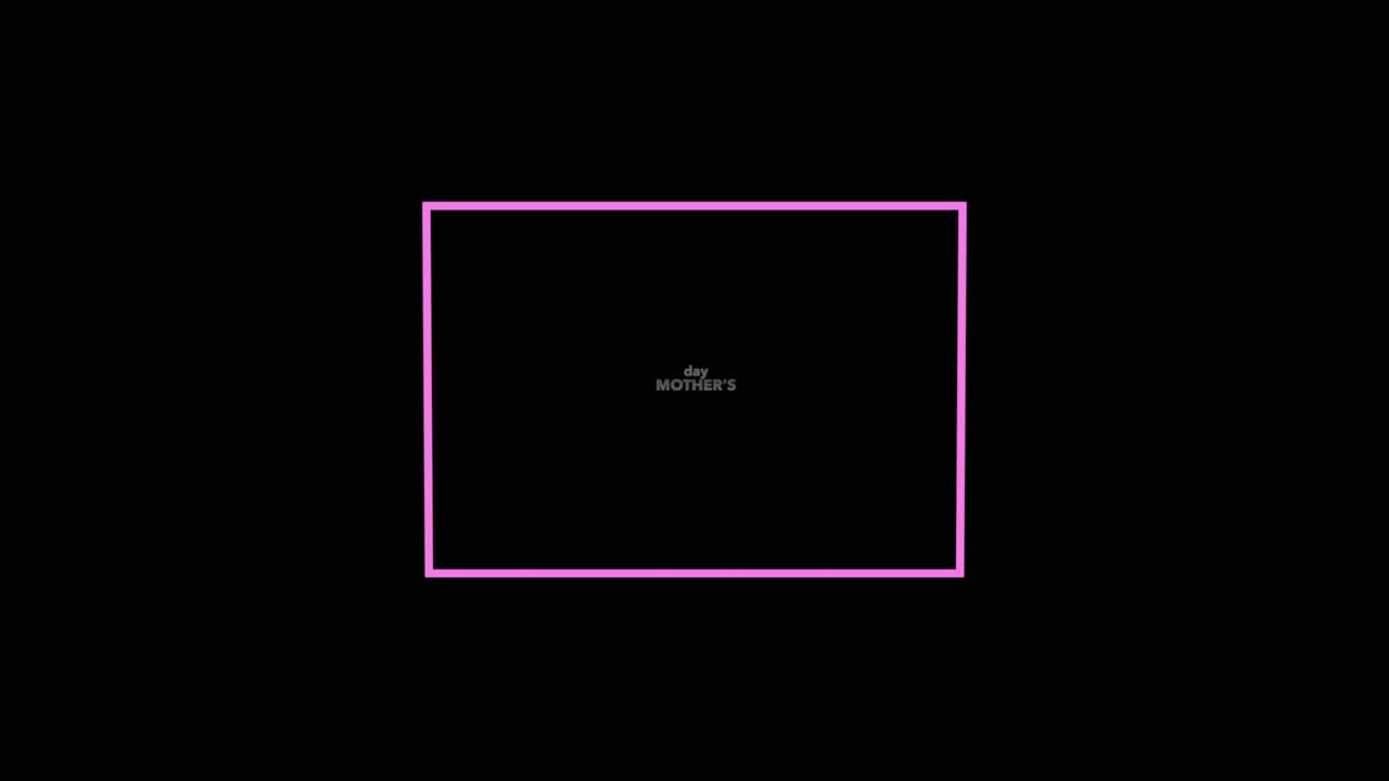 Mothers Day a beautiful tribute on a black background