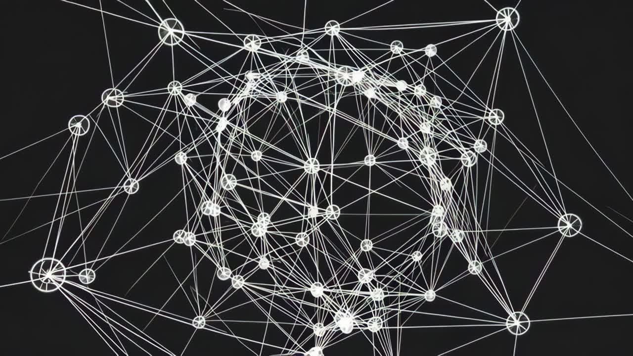 diseño abstracto de la red