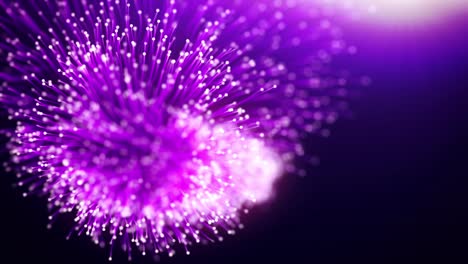 abstract purple particle design