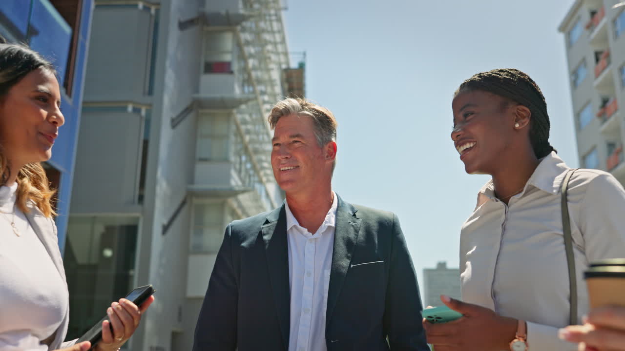 회의, 도시와 비즈니스 팀 대화