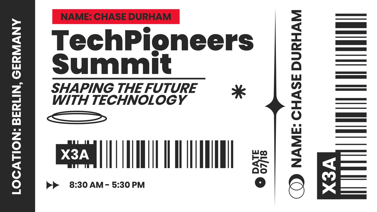Tech Conference Ticket 04