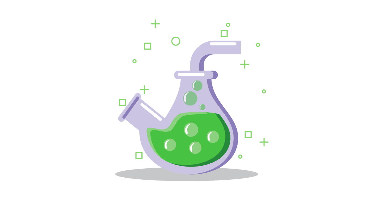 Science Flask Illustration