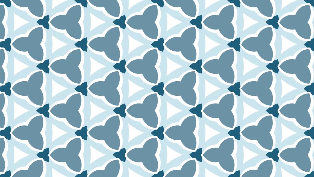 Animated seamless pattern design floating