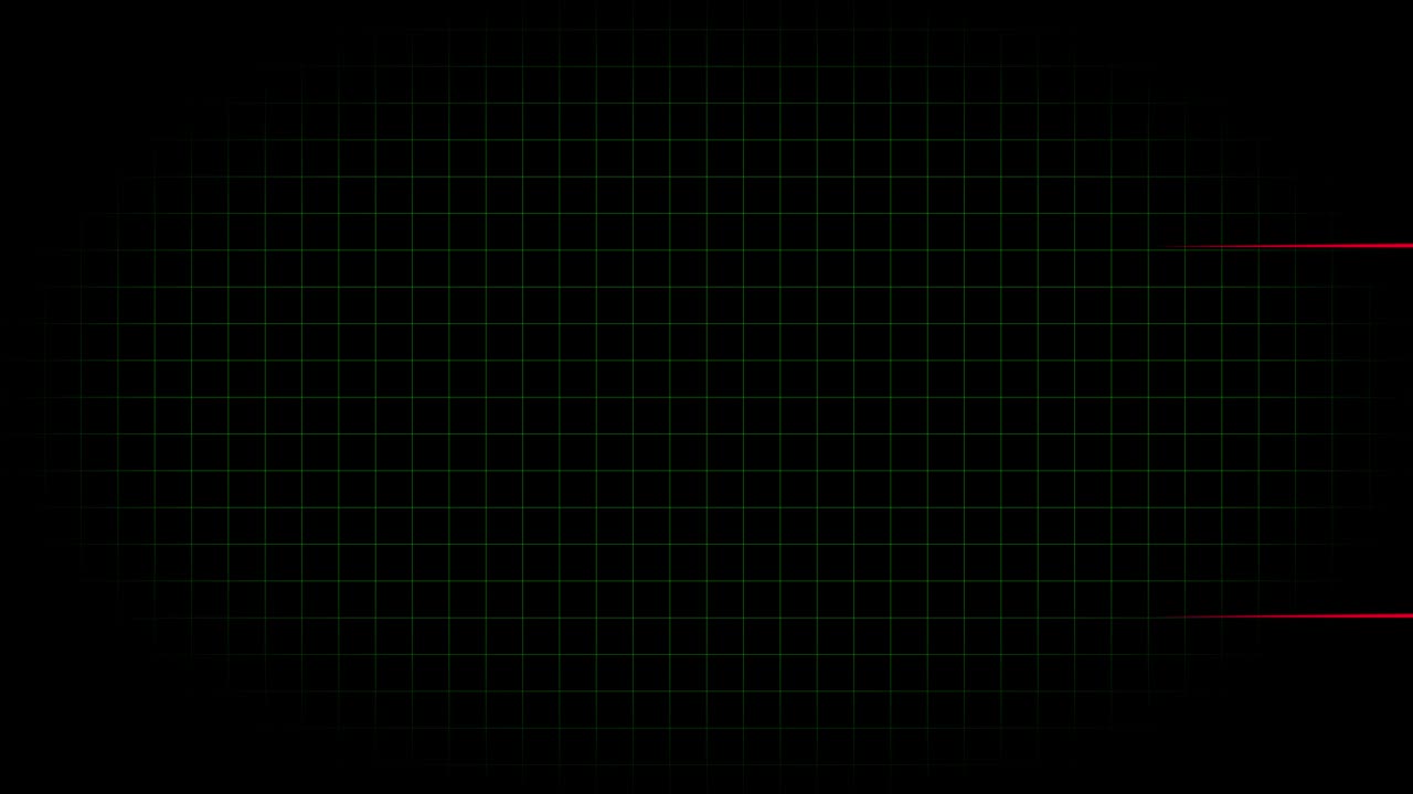 전기 심장 기록 오실로스코프 파동 형태 애니메이션 모션 그래픽