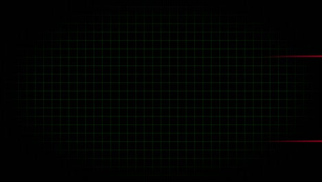 electrocardiograma osciloscopio forma de onda animación gráficos de movimiento