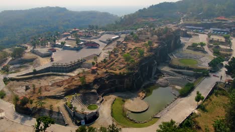 breksi cliff park or tebing breksi jogja, yogyakarta, indonesia